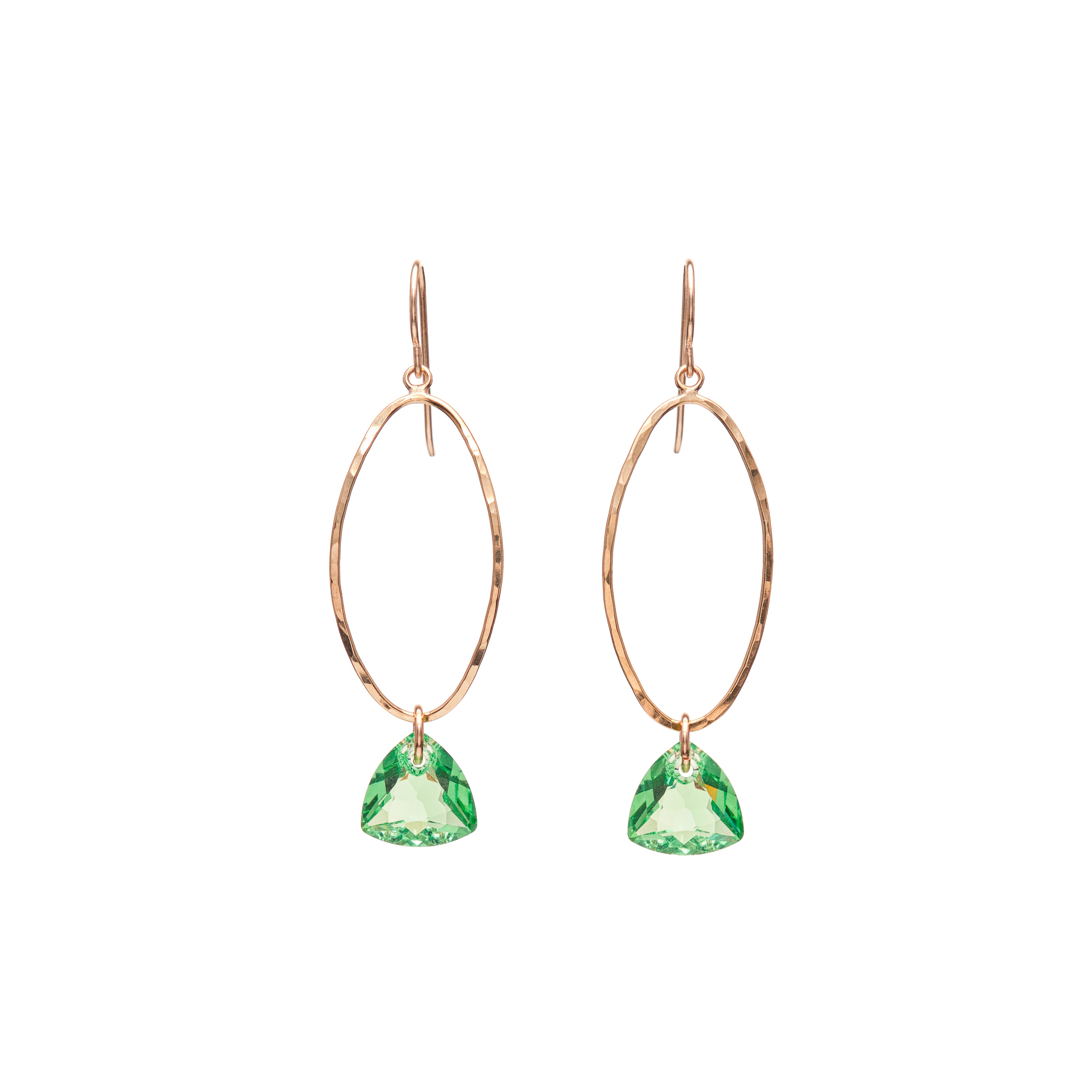 Trillion Cut Oval Drop