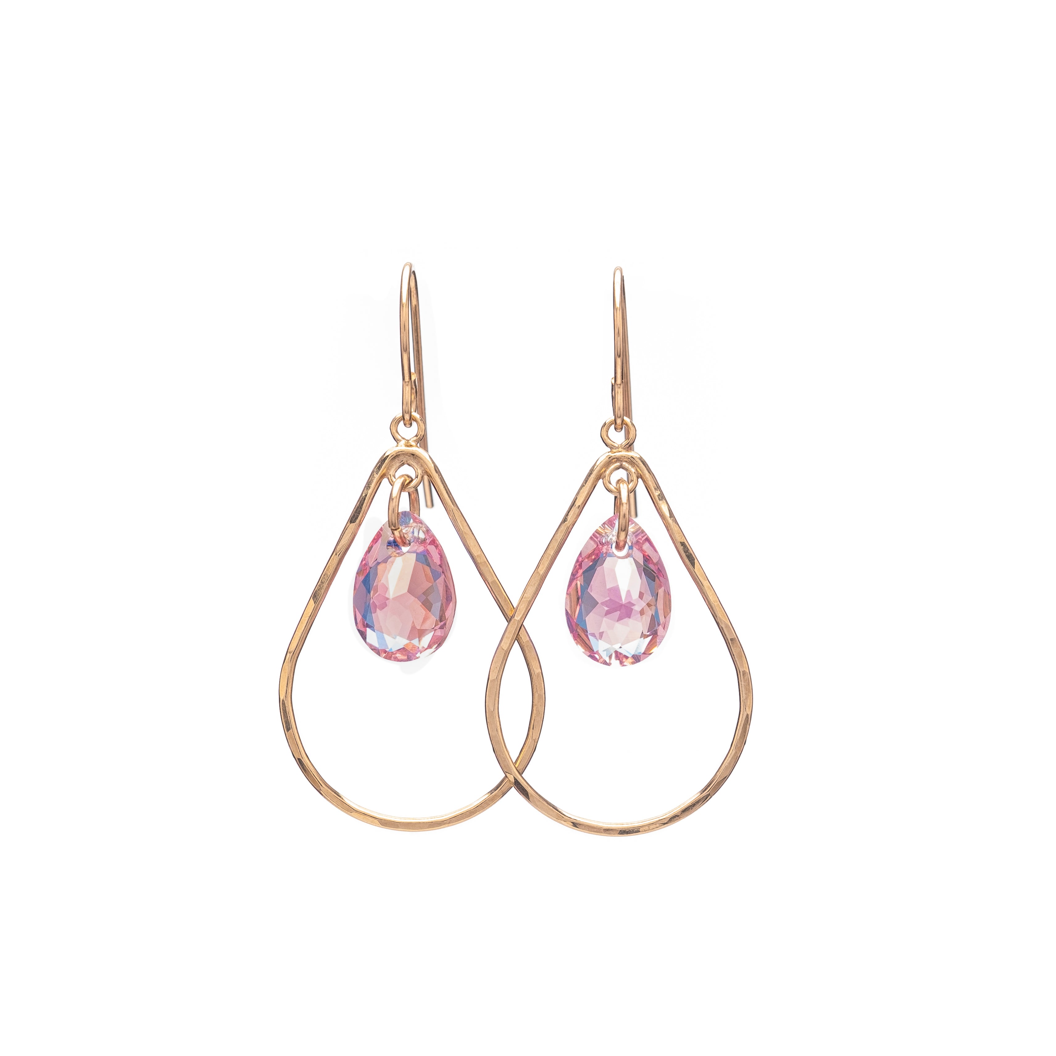 Teardrop with Crystal Drop Earring