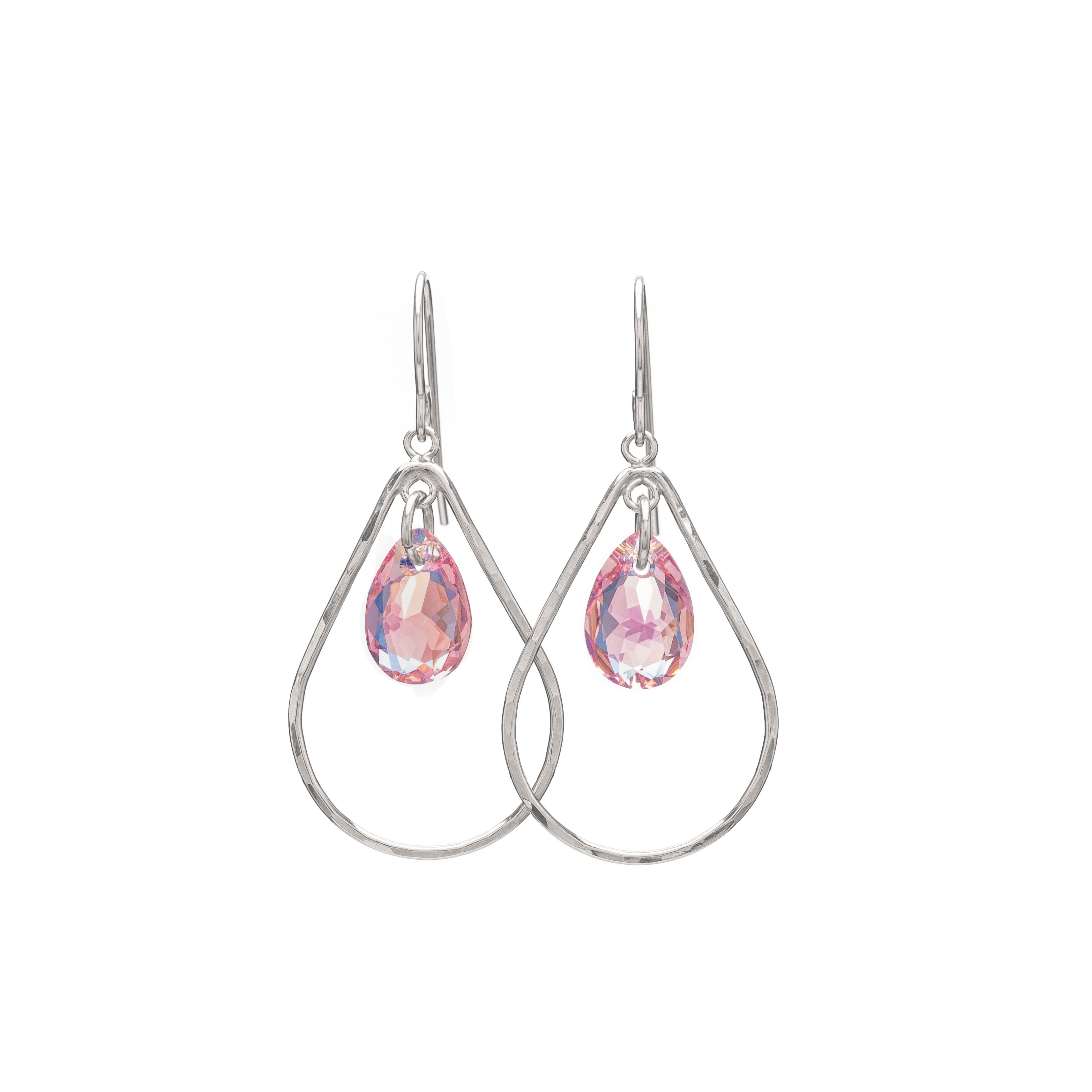 Teardrop with Crystal Drop Earring