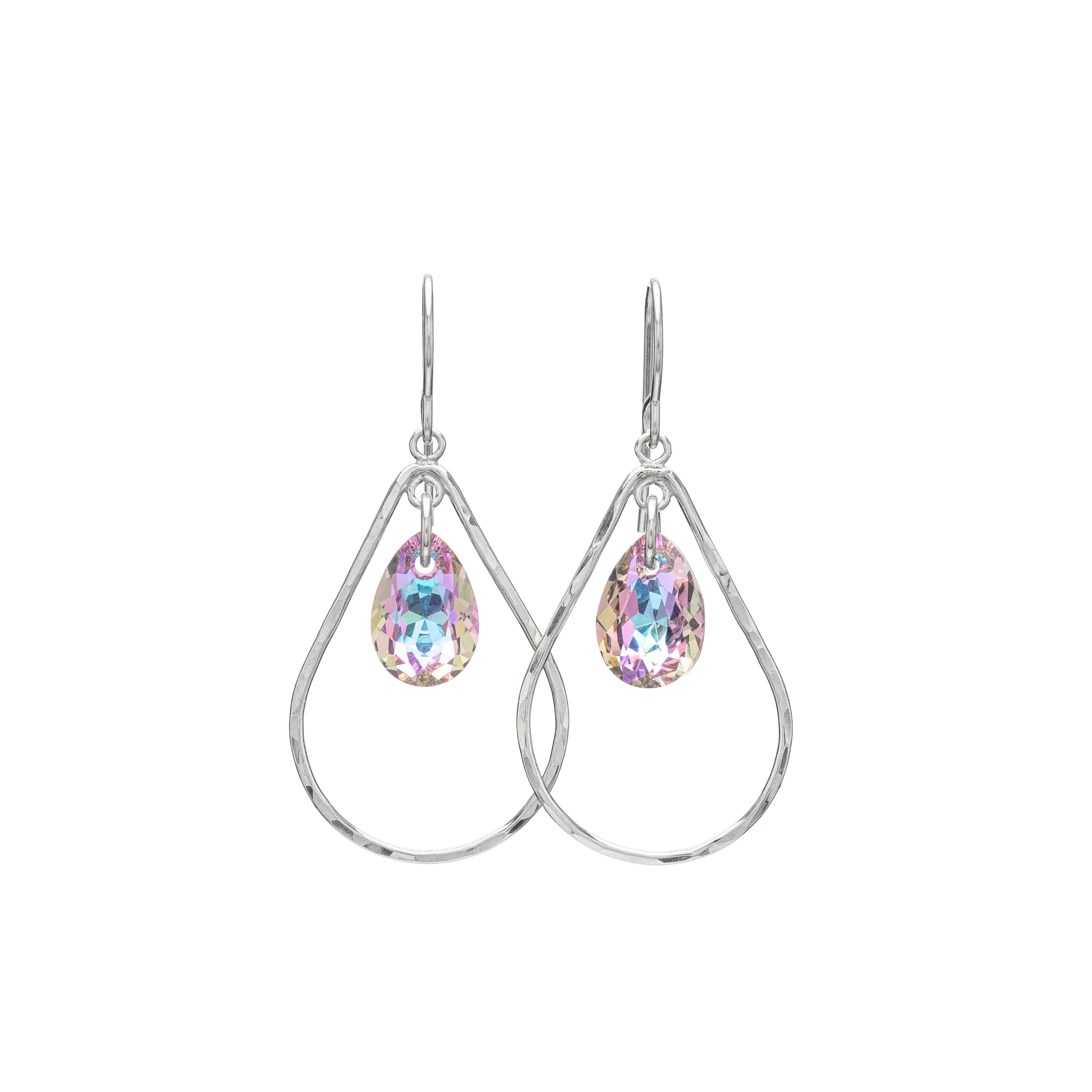 Teardrop with Crystal Drop Earring