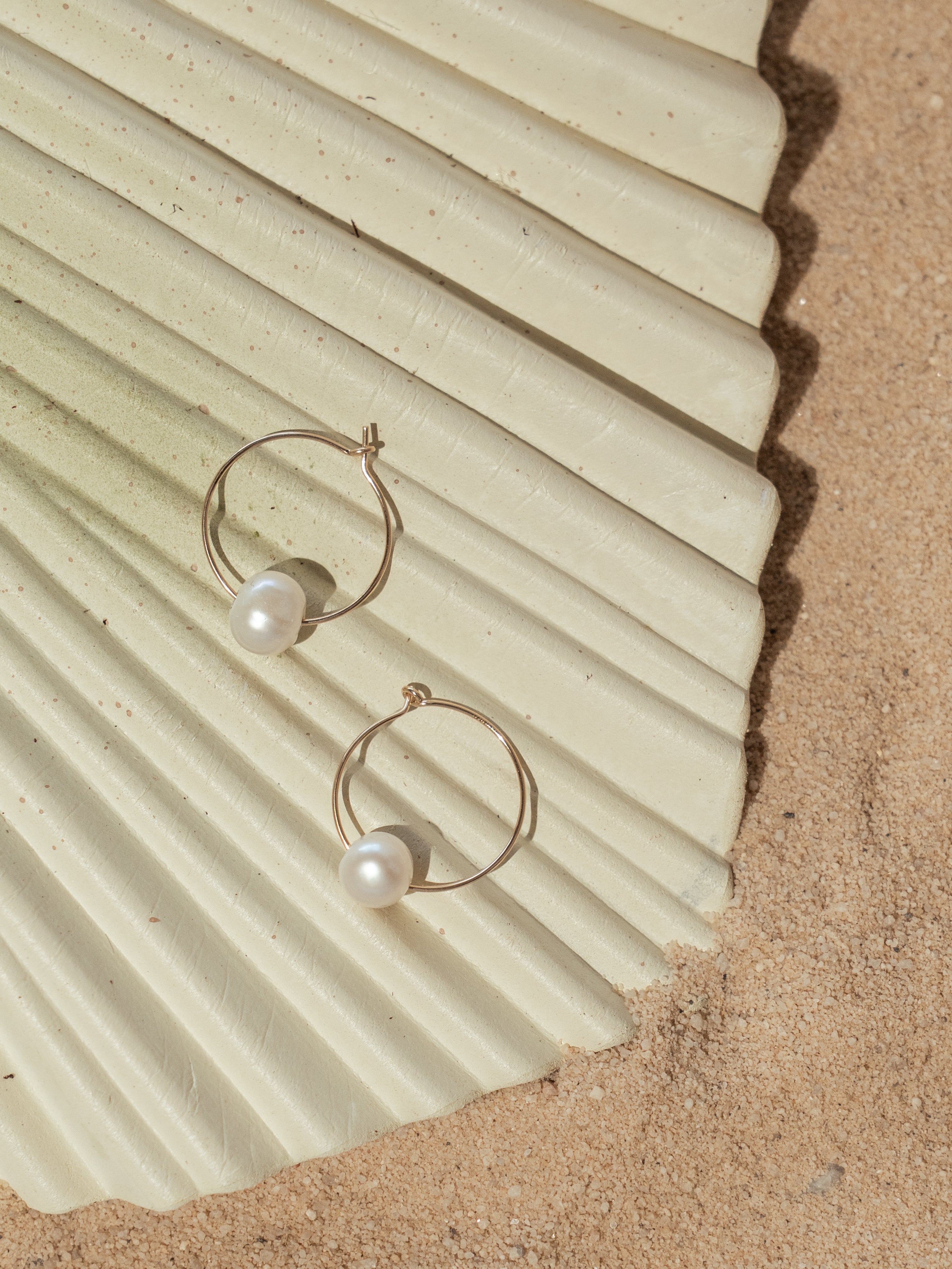 Pearl Hoops