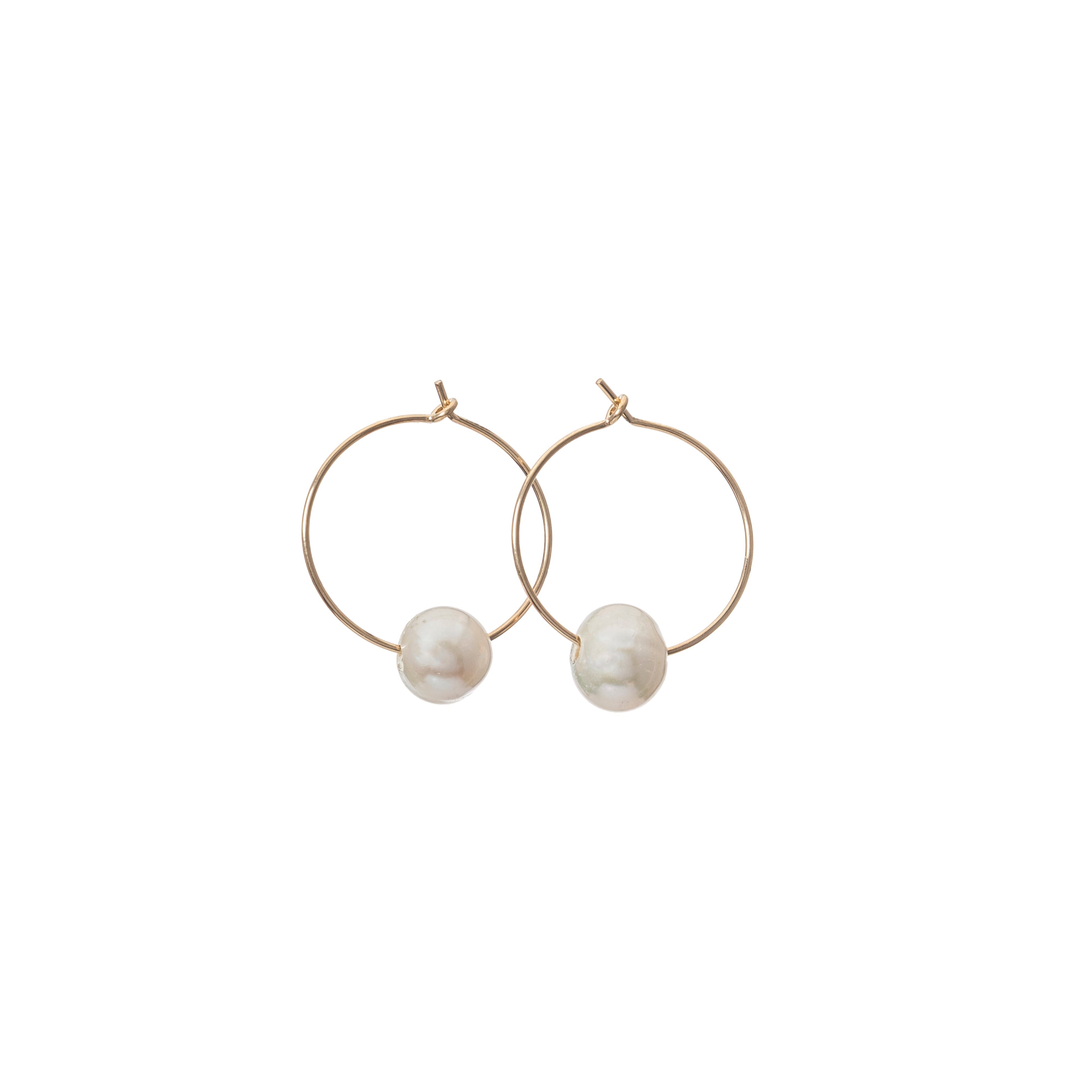 Pearl Hoops