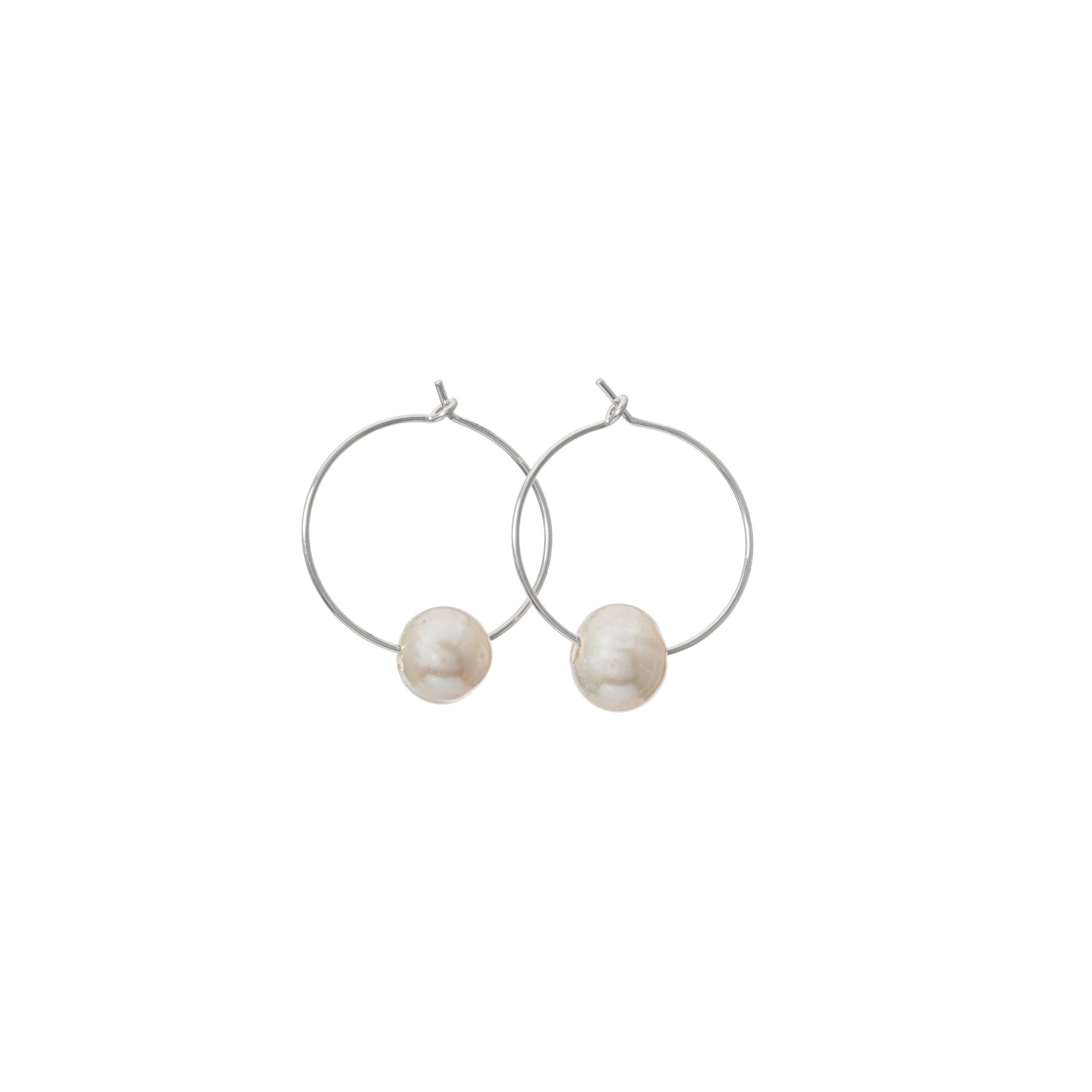 Pearl Hoops