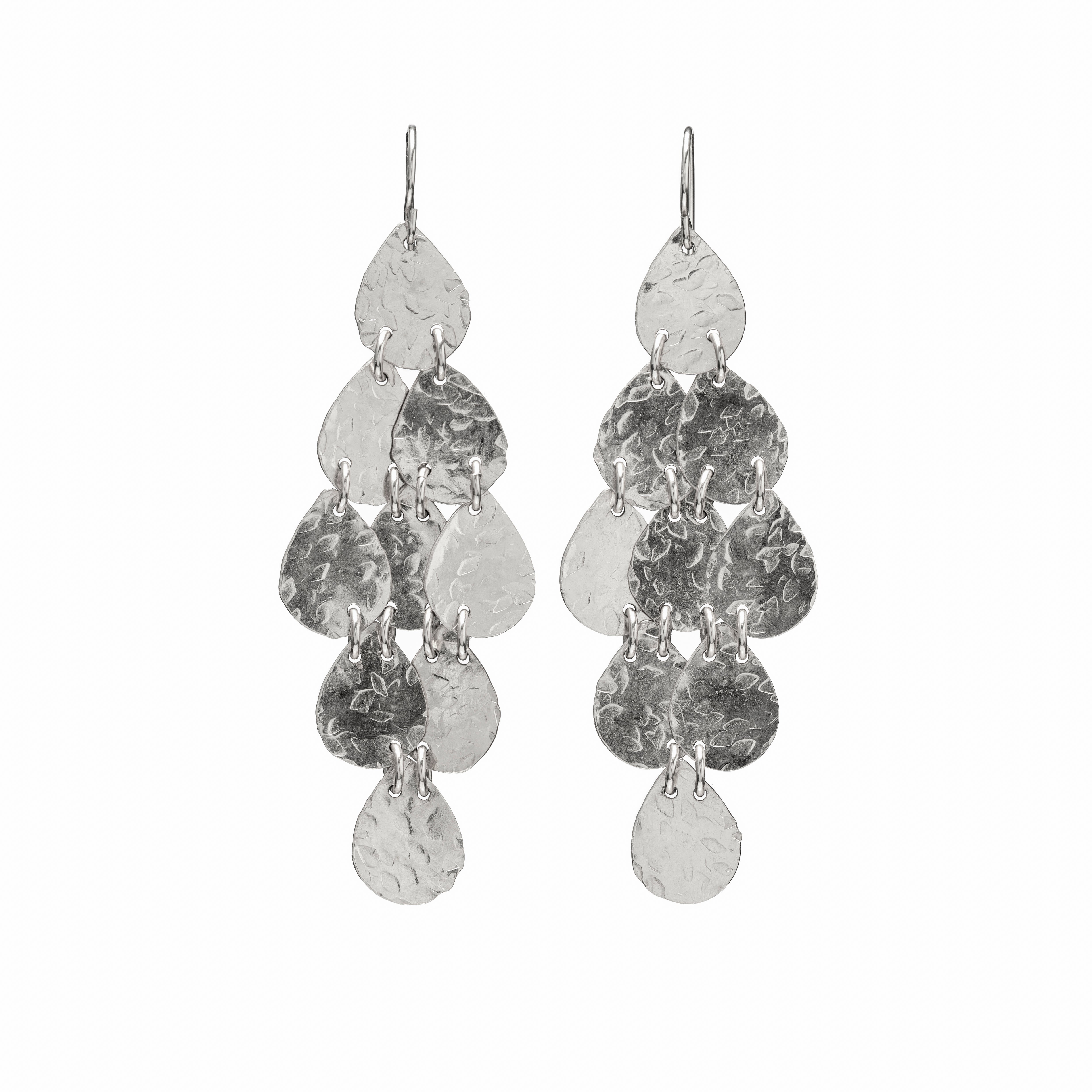 Large Teardrop Chandelier Earrings