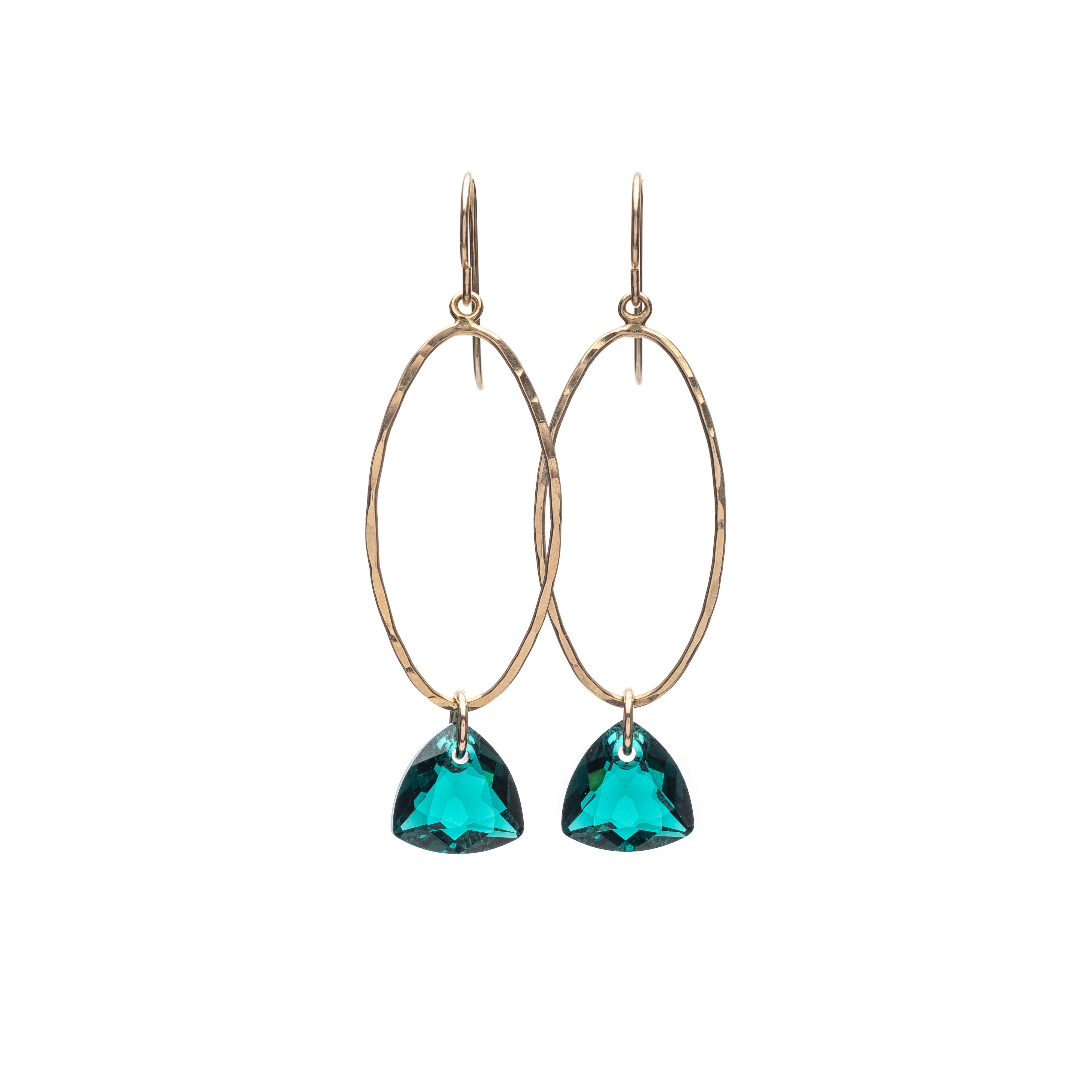 Trillion Cut Oval Drop