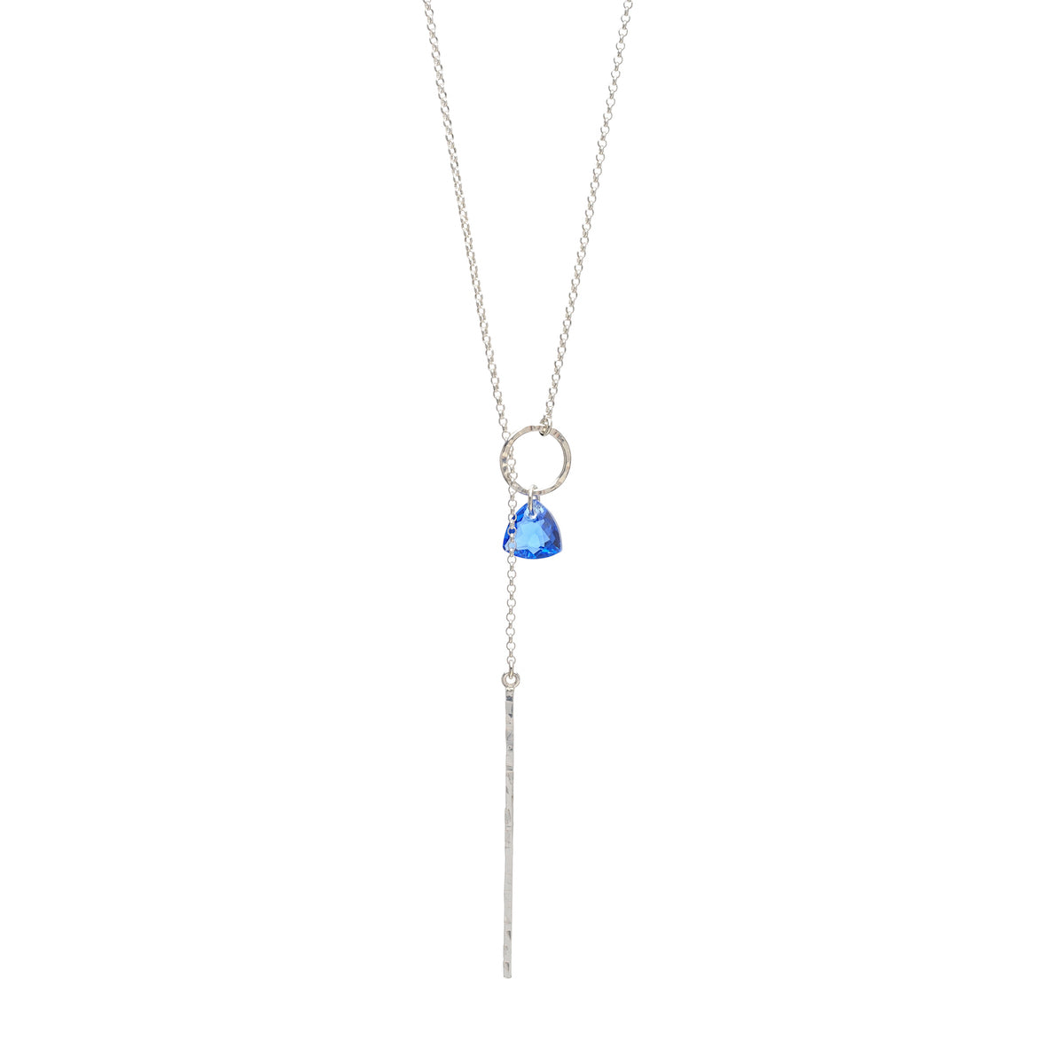 Stick Lariat with Crystal