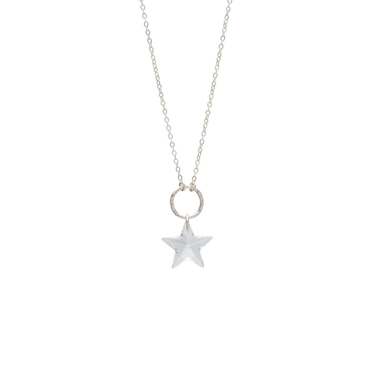 Shooting Star Crystal Pendant Necklace