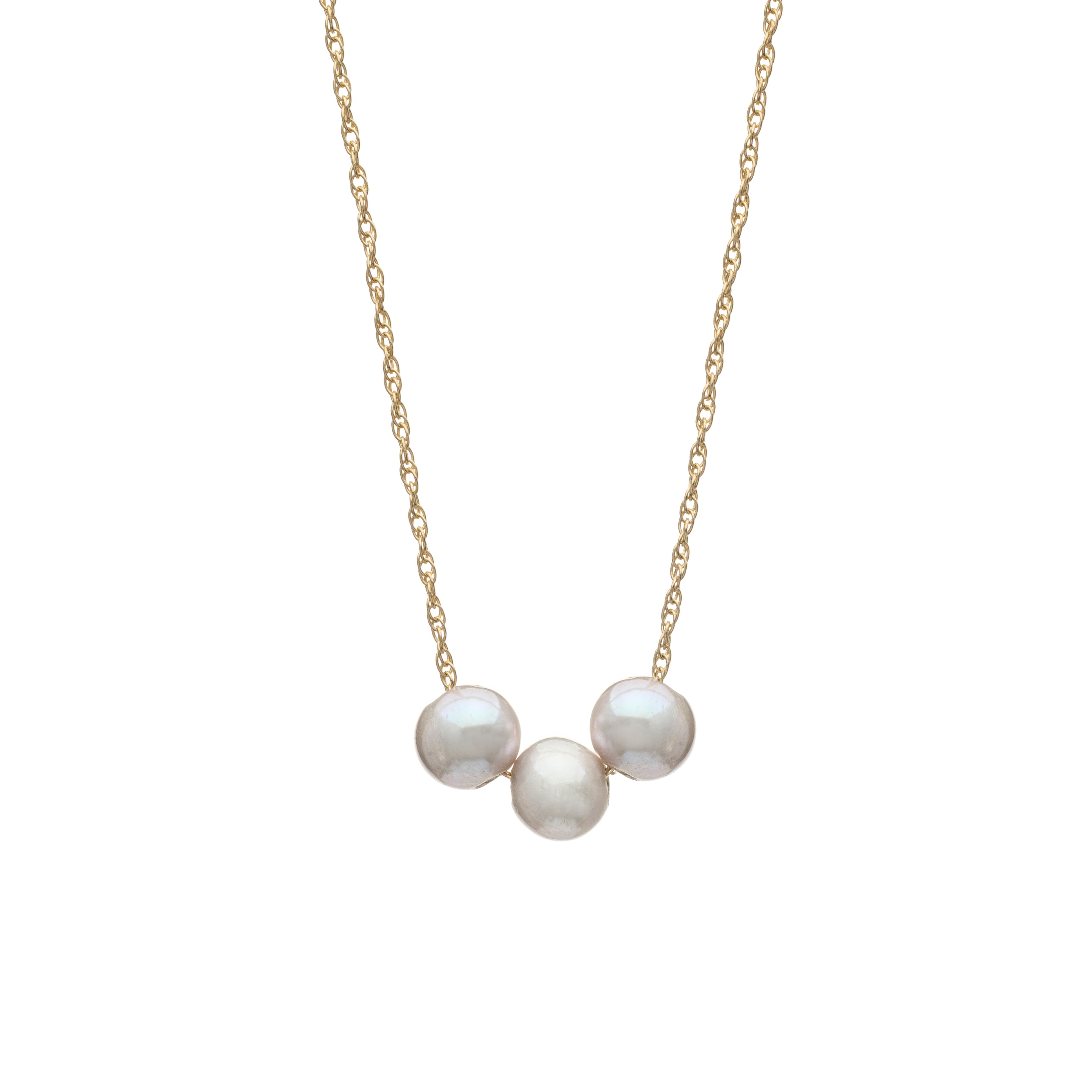 Triple Pearl Necklace