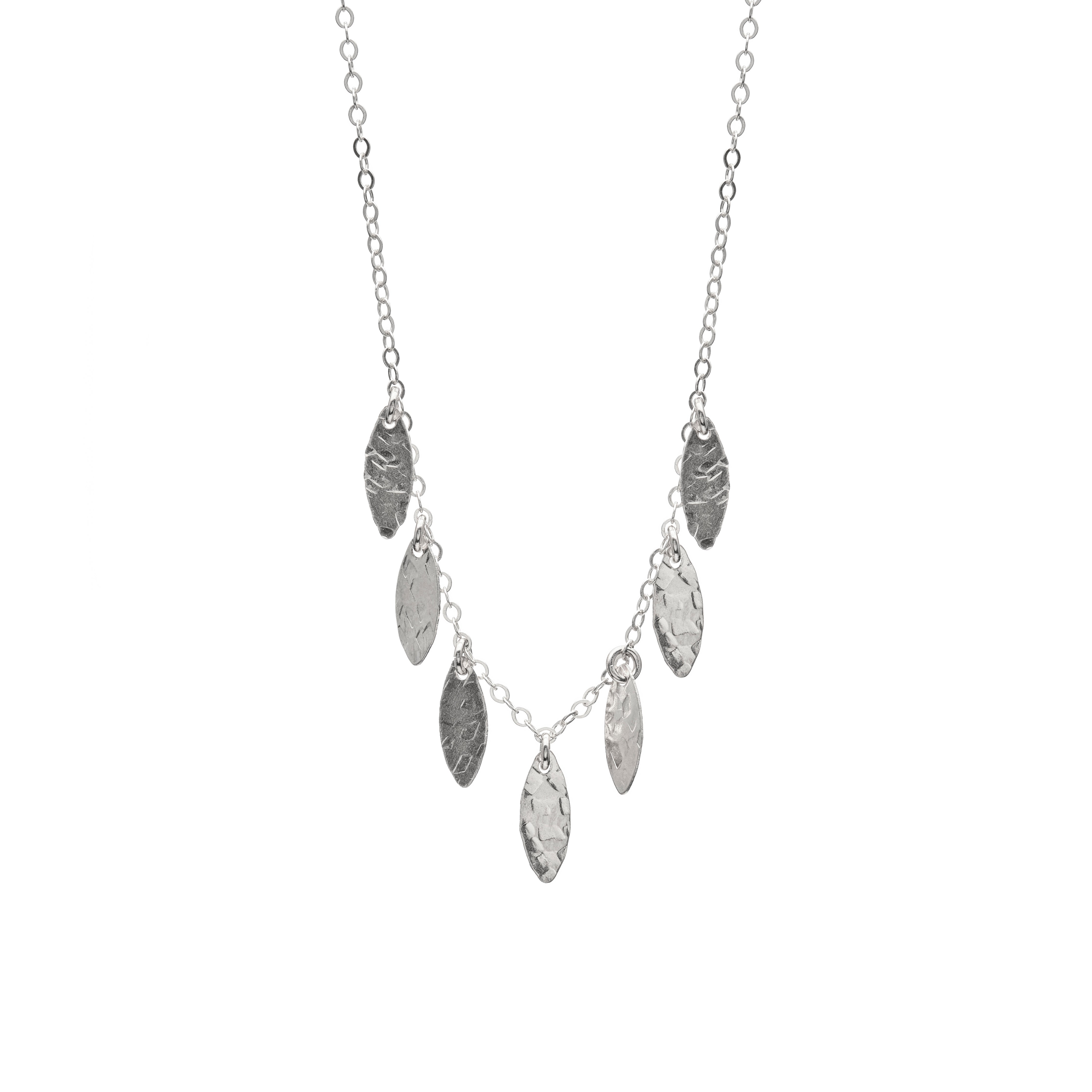 Sequin Leaves Necklace