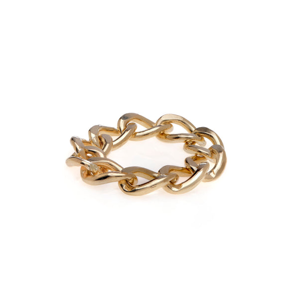 14k Gold Filled Curb Chain Ring