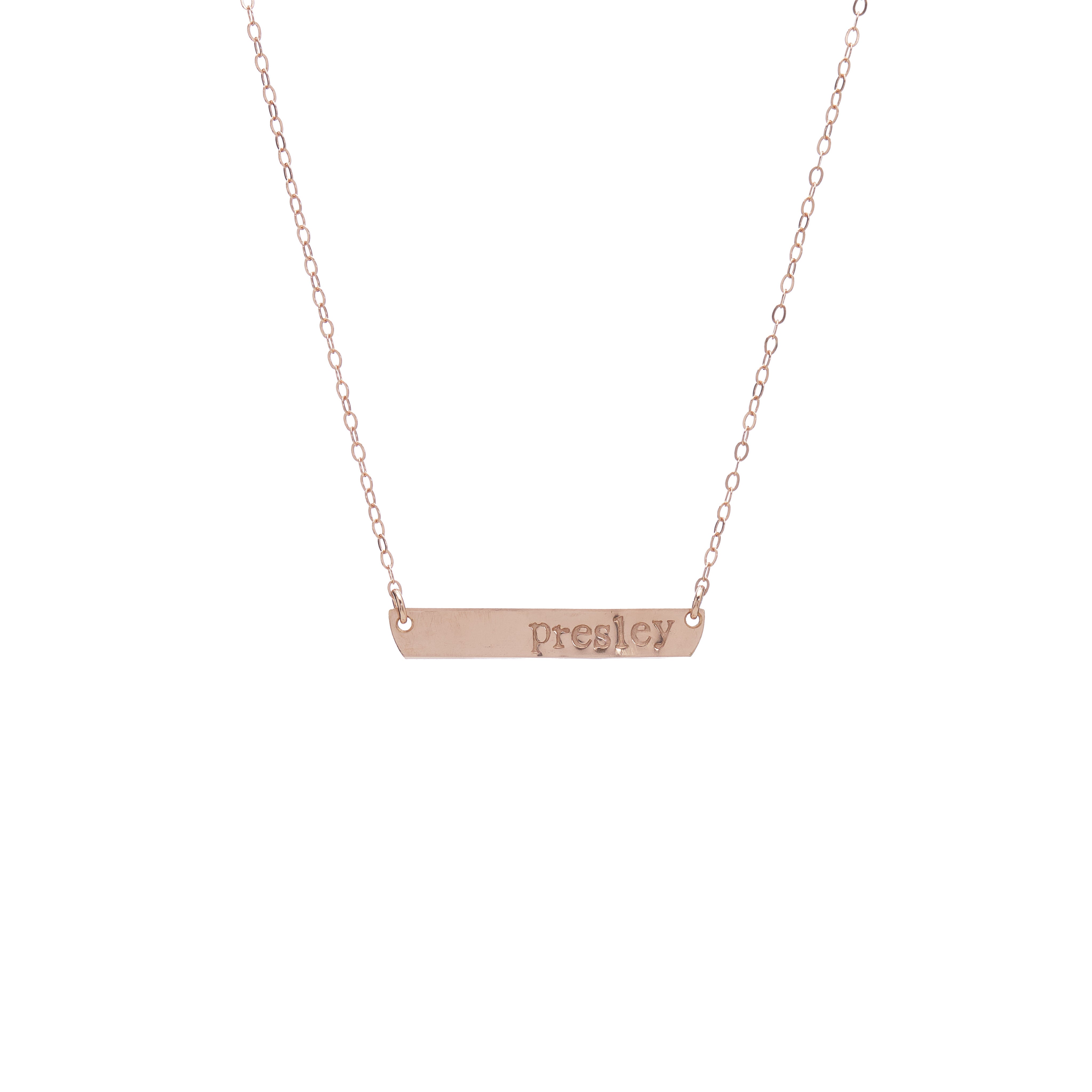 Personalized Plate Necklace