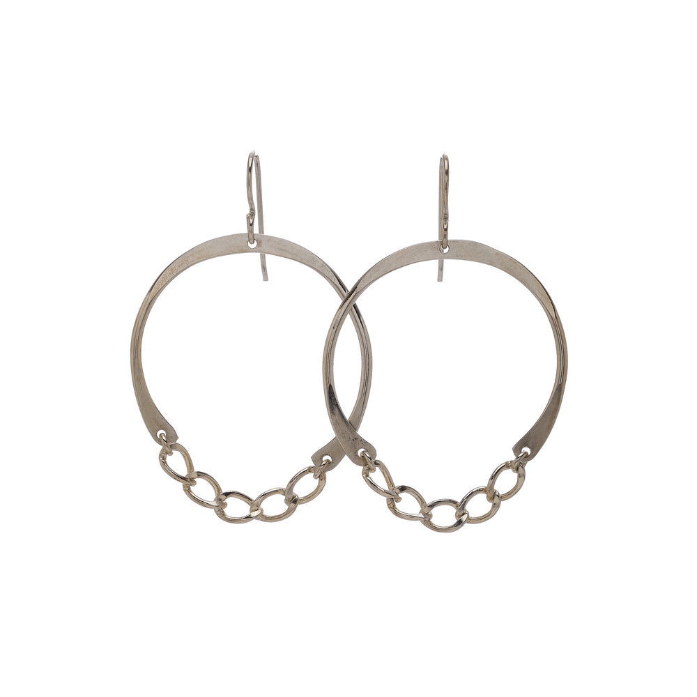 Sterling Silver Blondie Hoop Earrings
