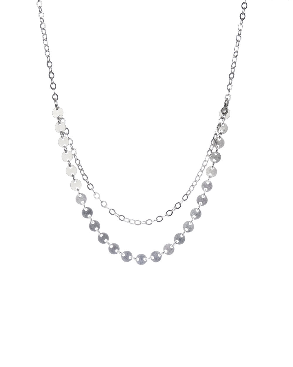 Sterling Silver Layering Necklace from the Kenda Kist Mykonos Collection
