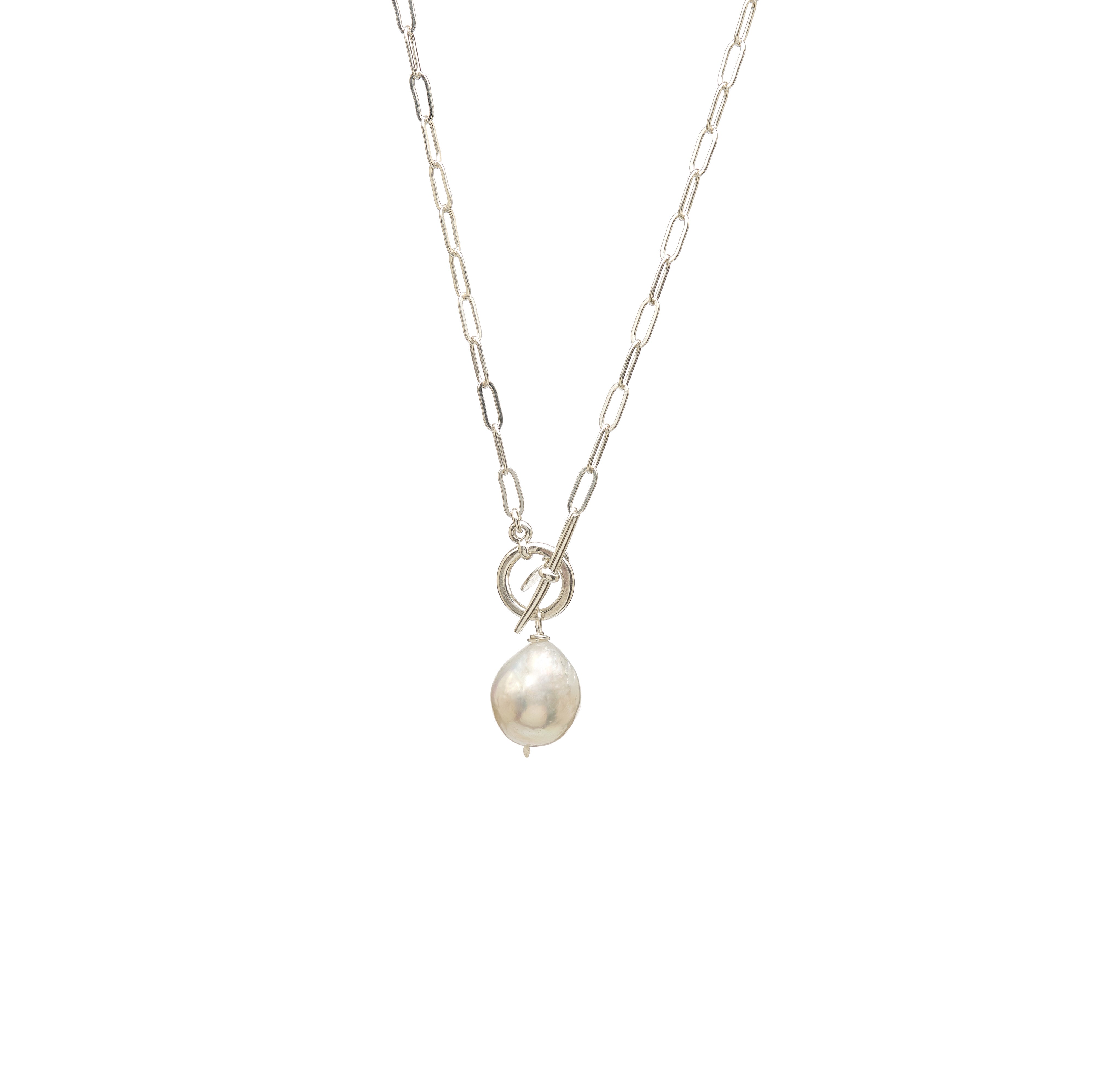 Baroque Pearl Toggle Necklace – Kenda Kist