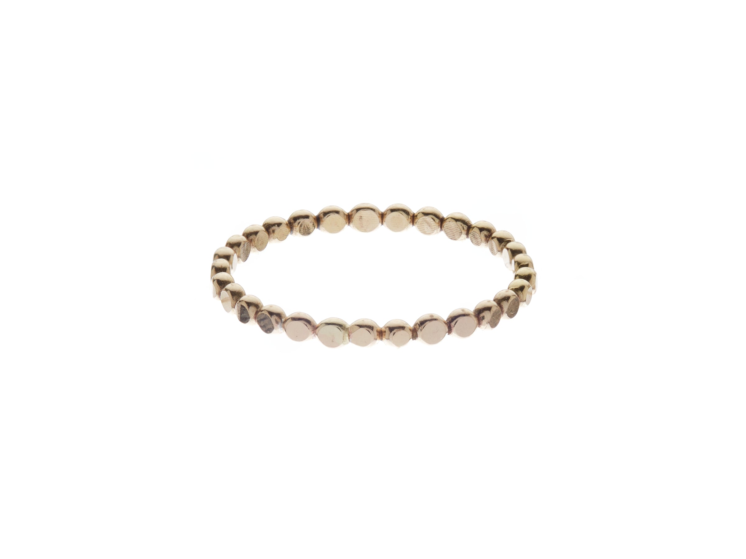 14k Gold Filled beaded ring