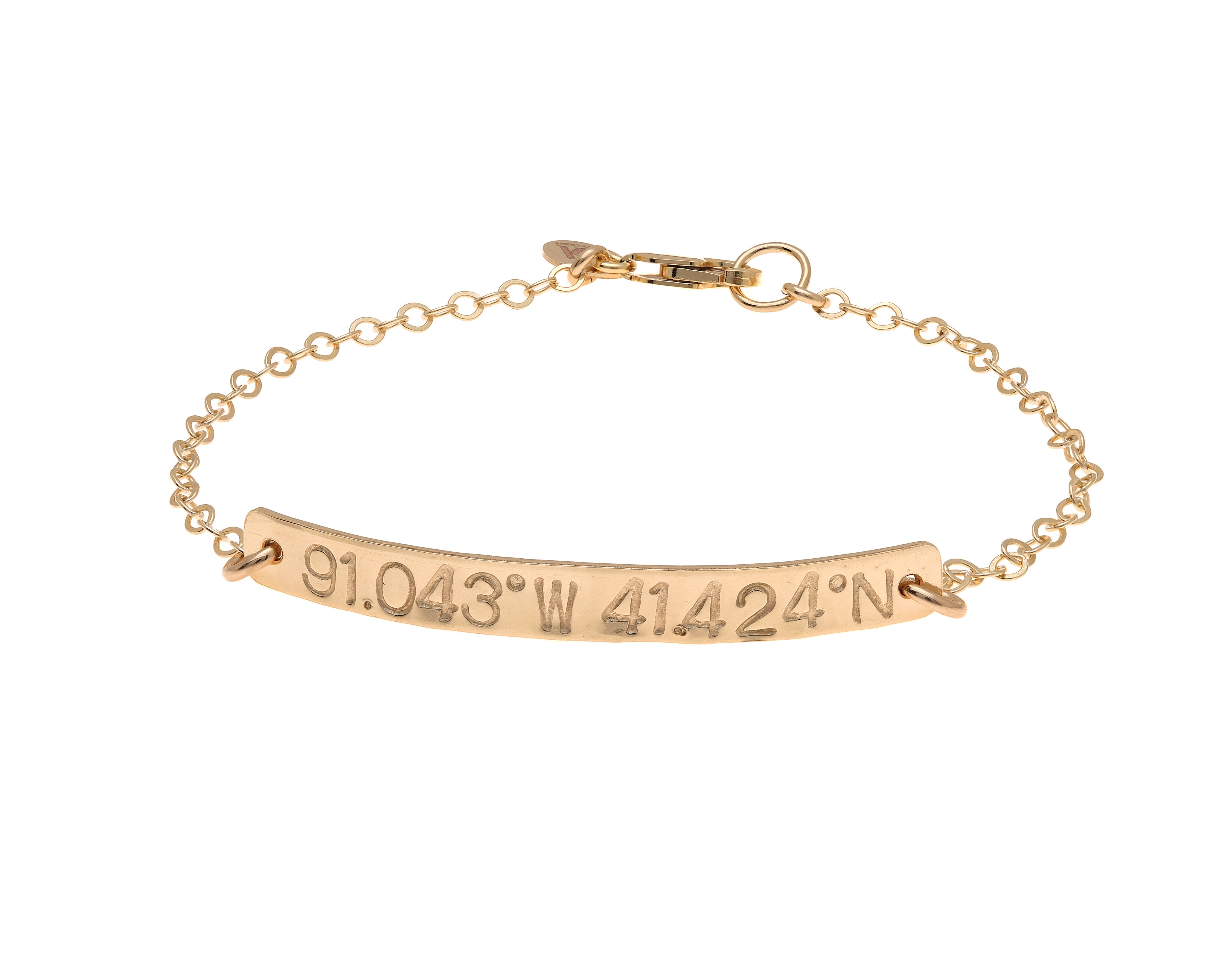 Coordinates Bracelet