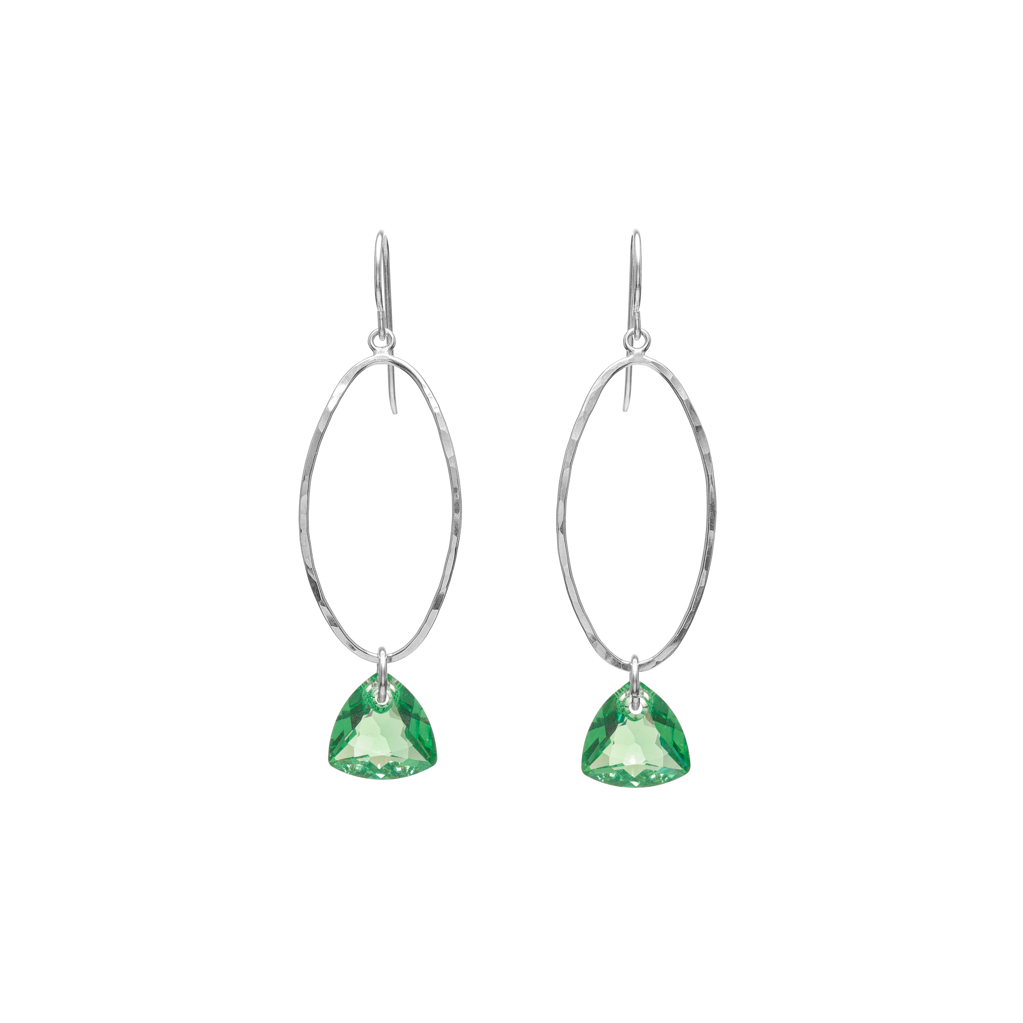 Trillion Cut Oval Drop