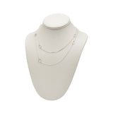 Long Square Link Necklace