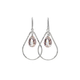 Teardrop with Crystal Drop Earring