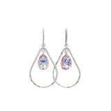 Teardrop with Crystal Drop Earring