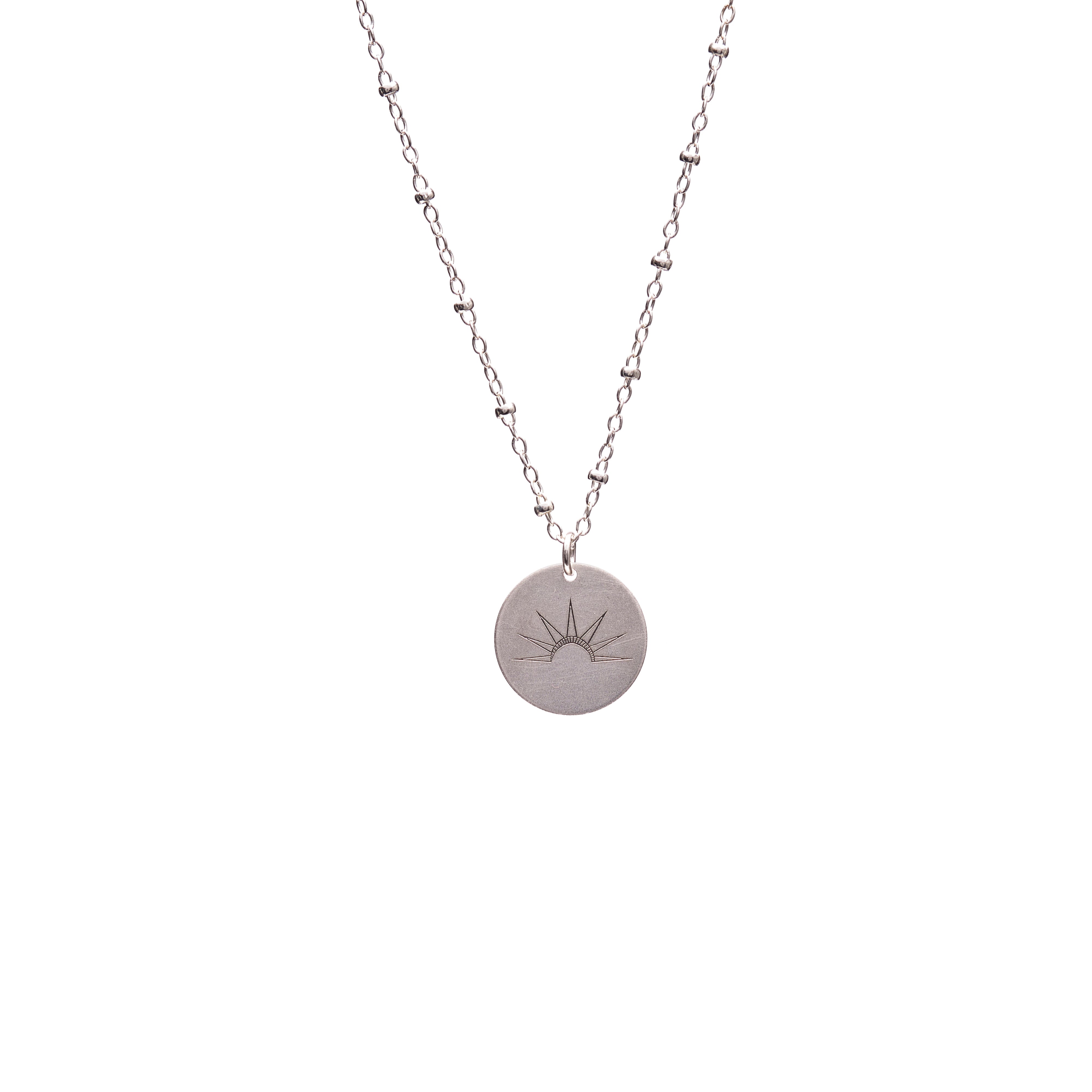 Liberty Crown Pendant Necklace