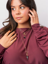 Deco Pendant Necklace