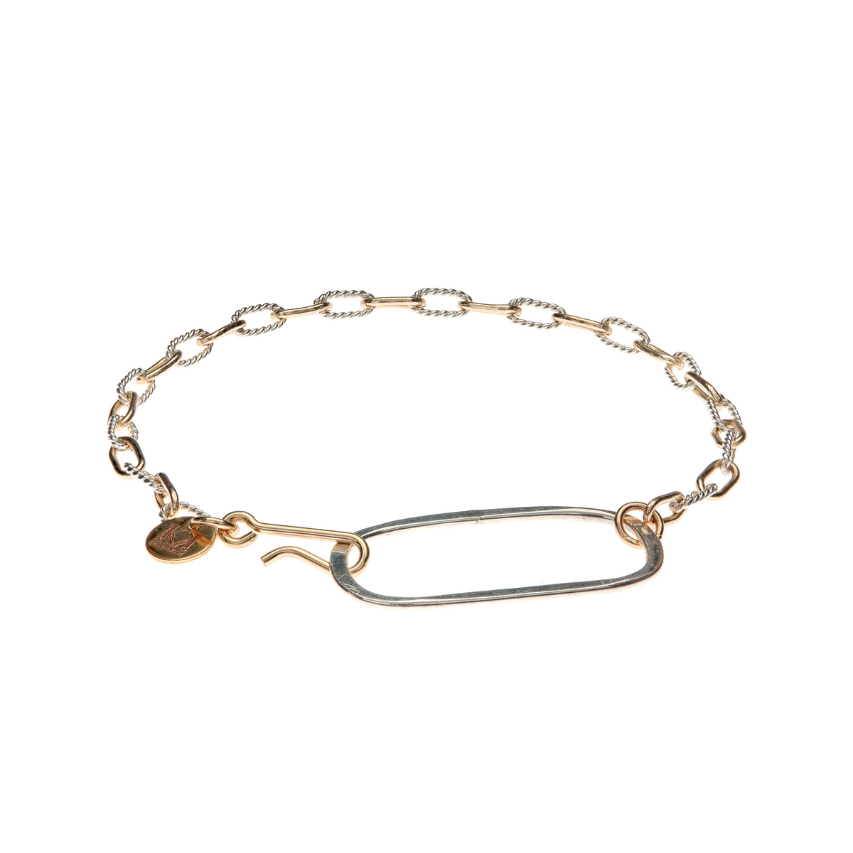Single Link Paperclip Chain Bracelet