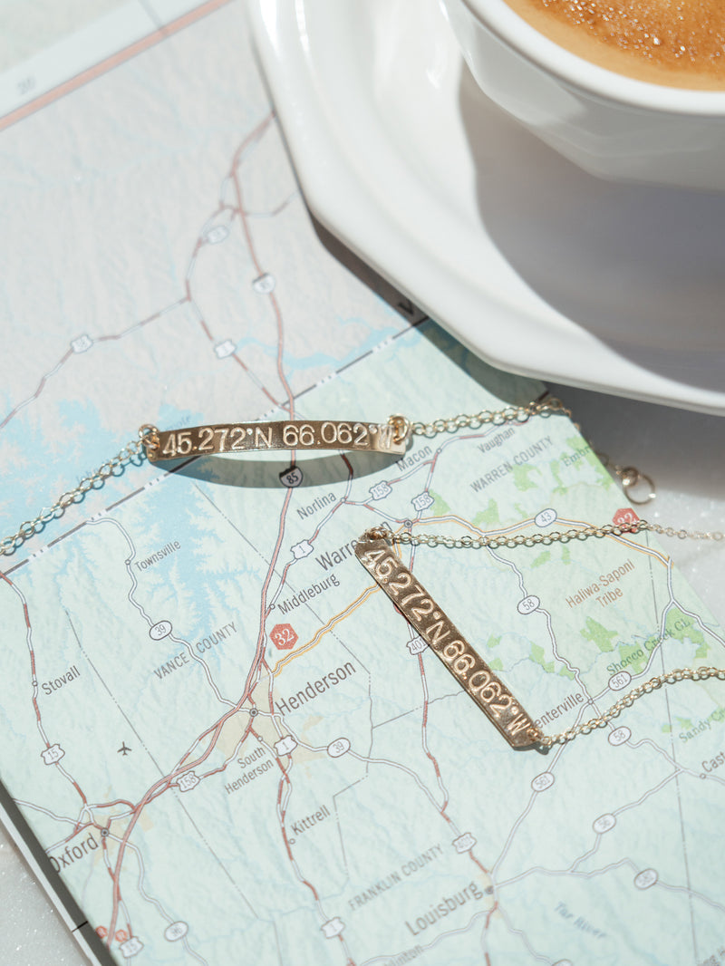 Coordinates Bracelet