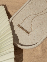 Coordinates Plate Necklace