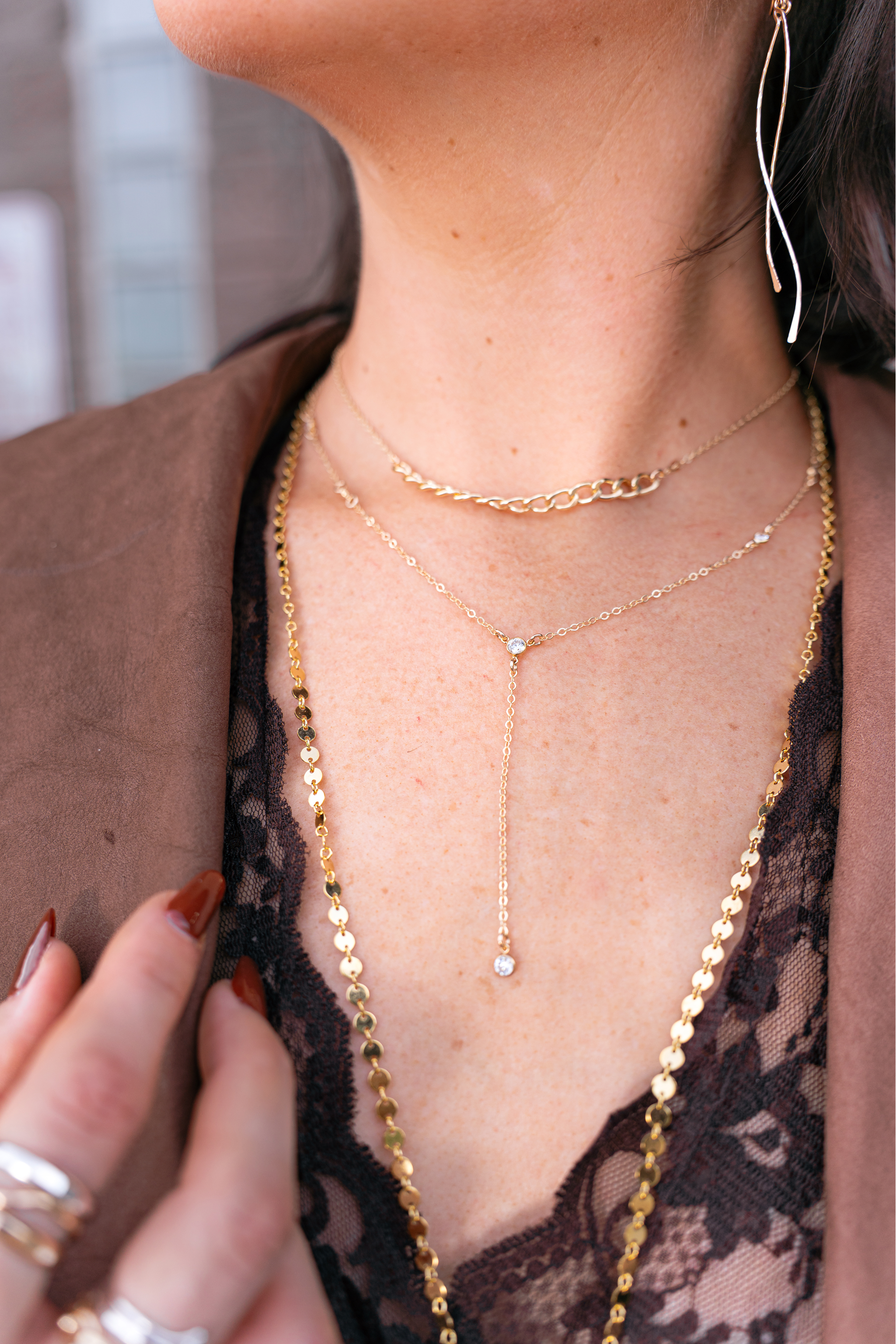 Cubic Zirconia Lariat
