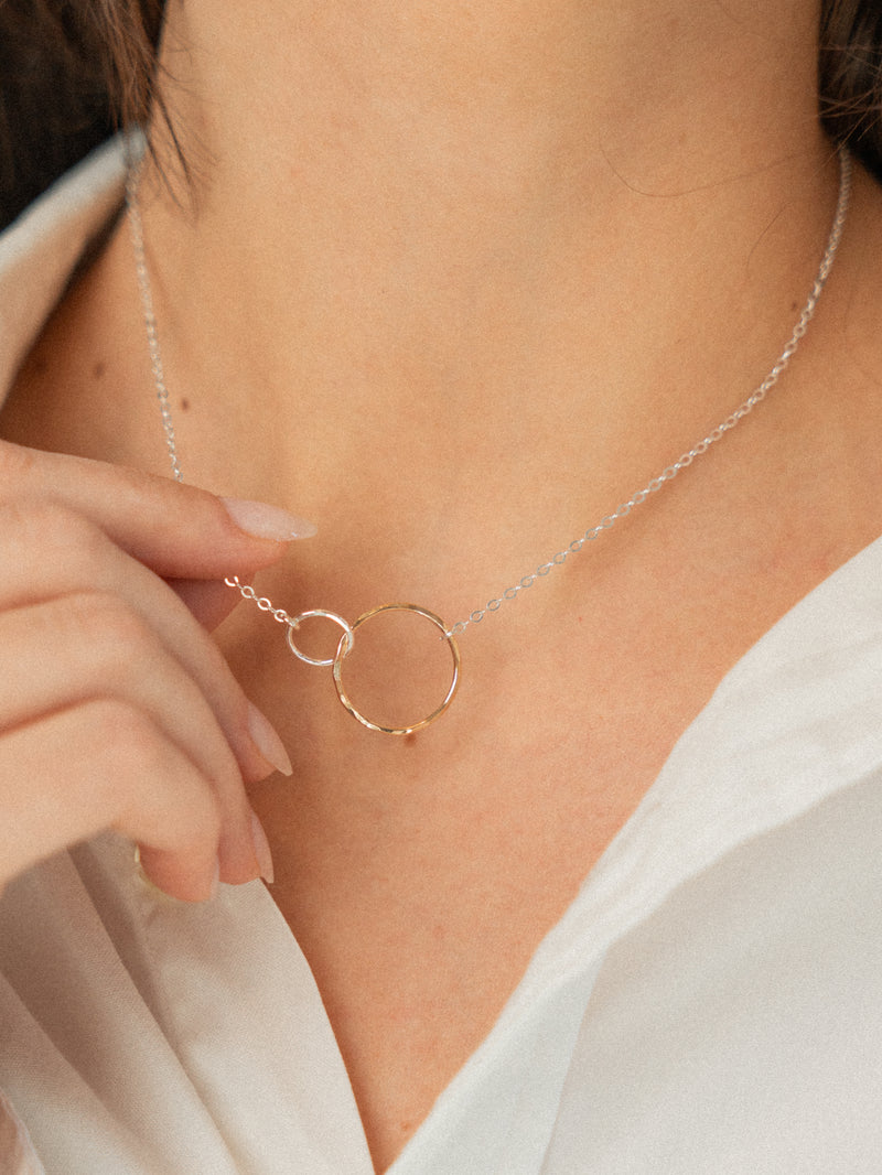 Interlocking Circles Necklace
