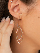 Double Marquis Earrings