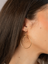 Circle with Circle Earrings