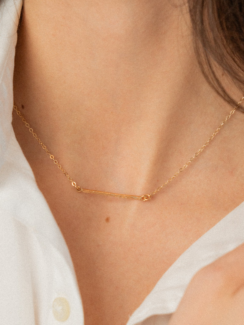 Tiny Bar Necklace