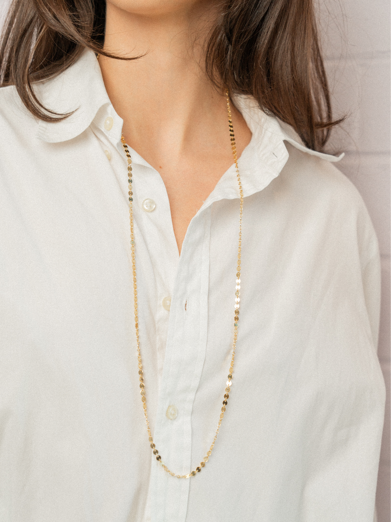 Mykonos Long Layer Necklace