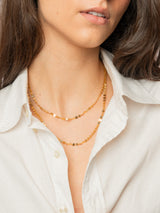 Mykonos Long Layer Necklace