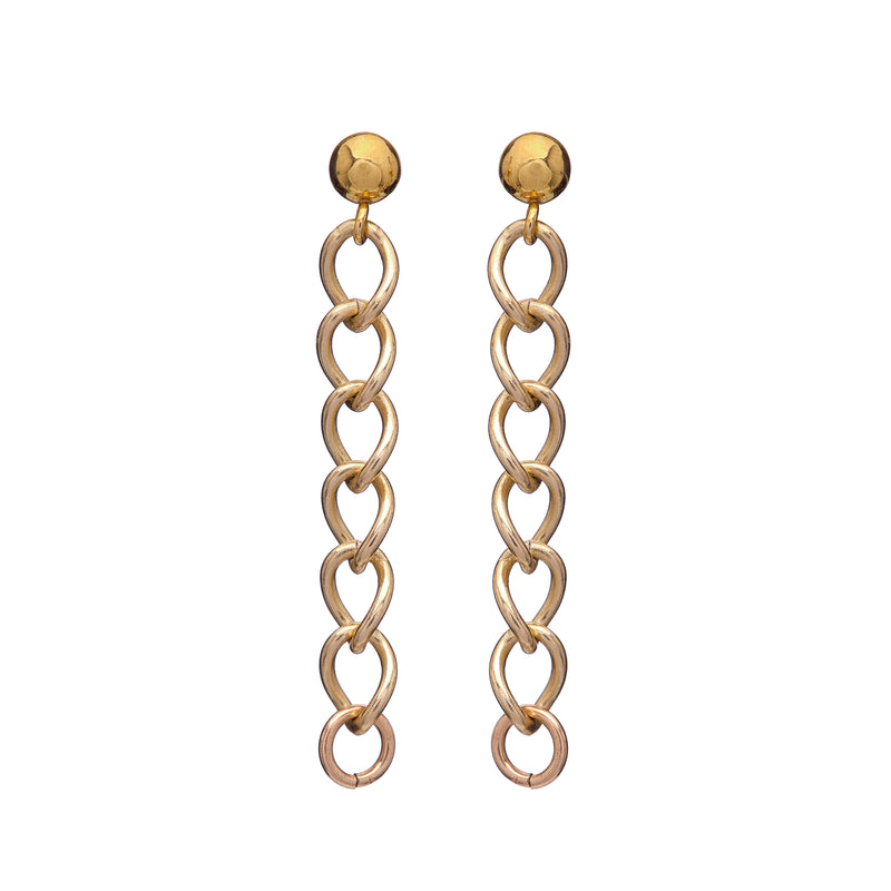 Jett Chain Earrings