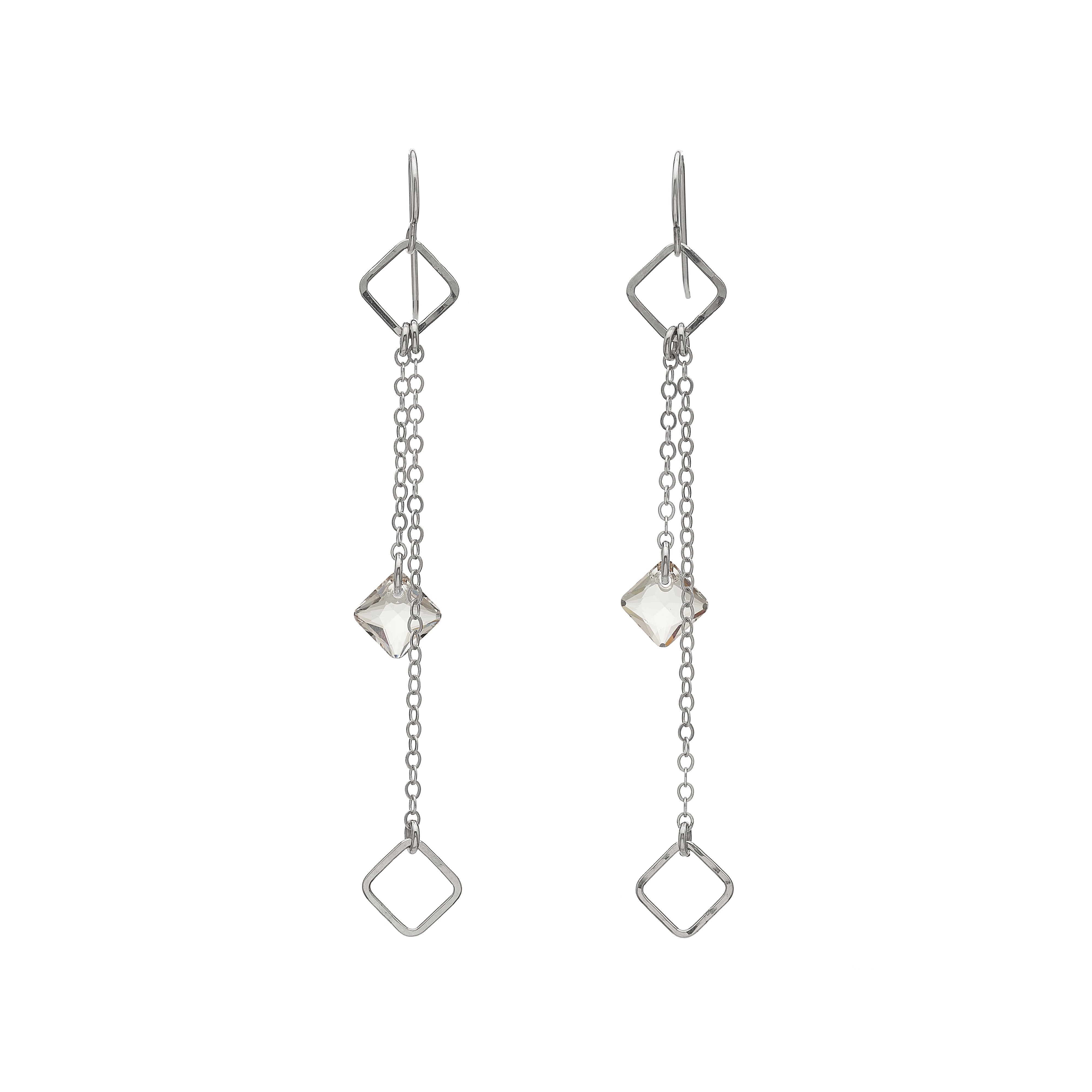 Square Chain Earrings