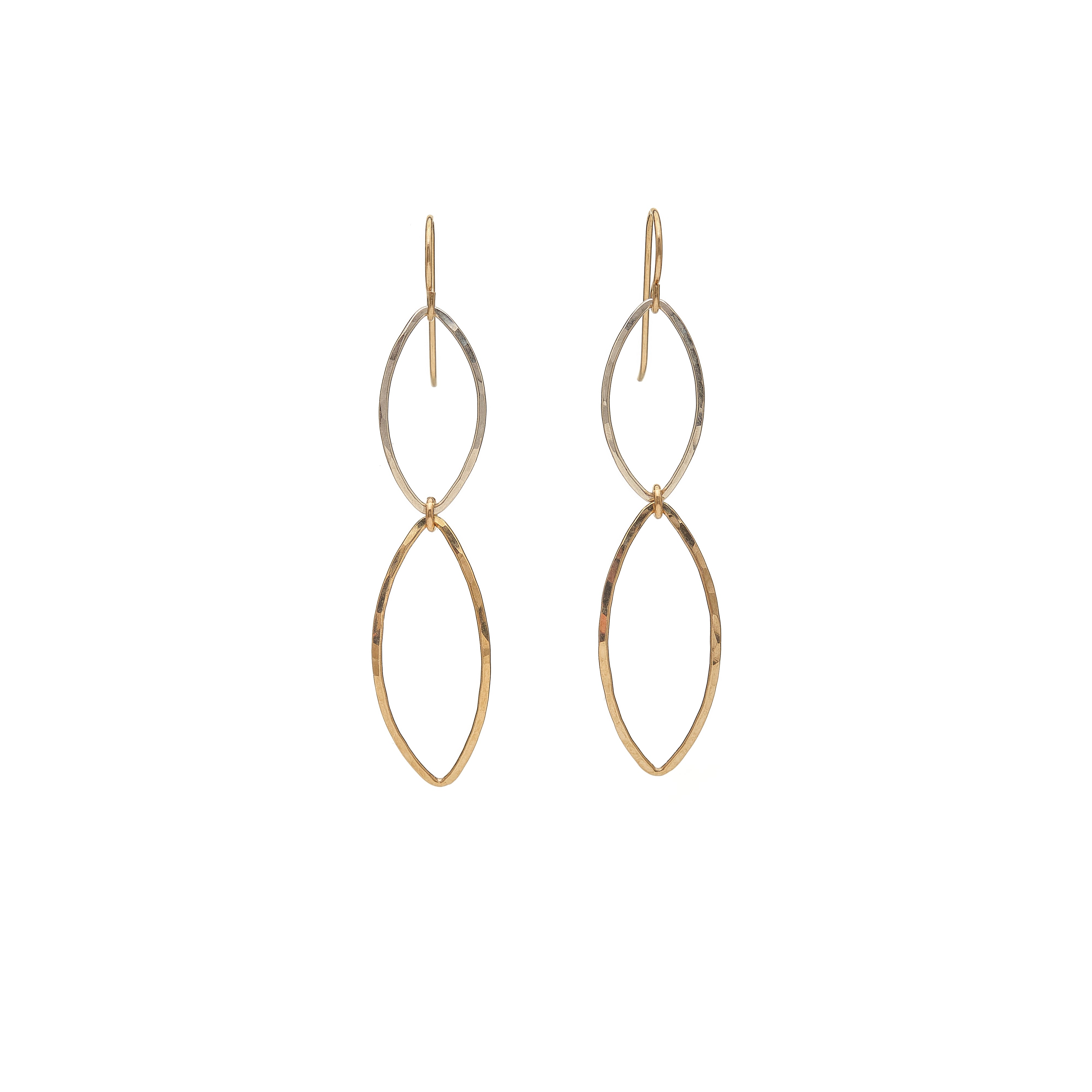Stacked Marquis Earrings