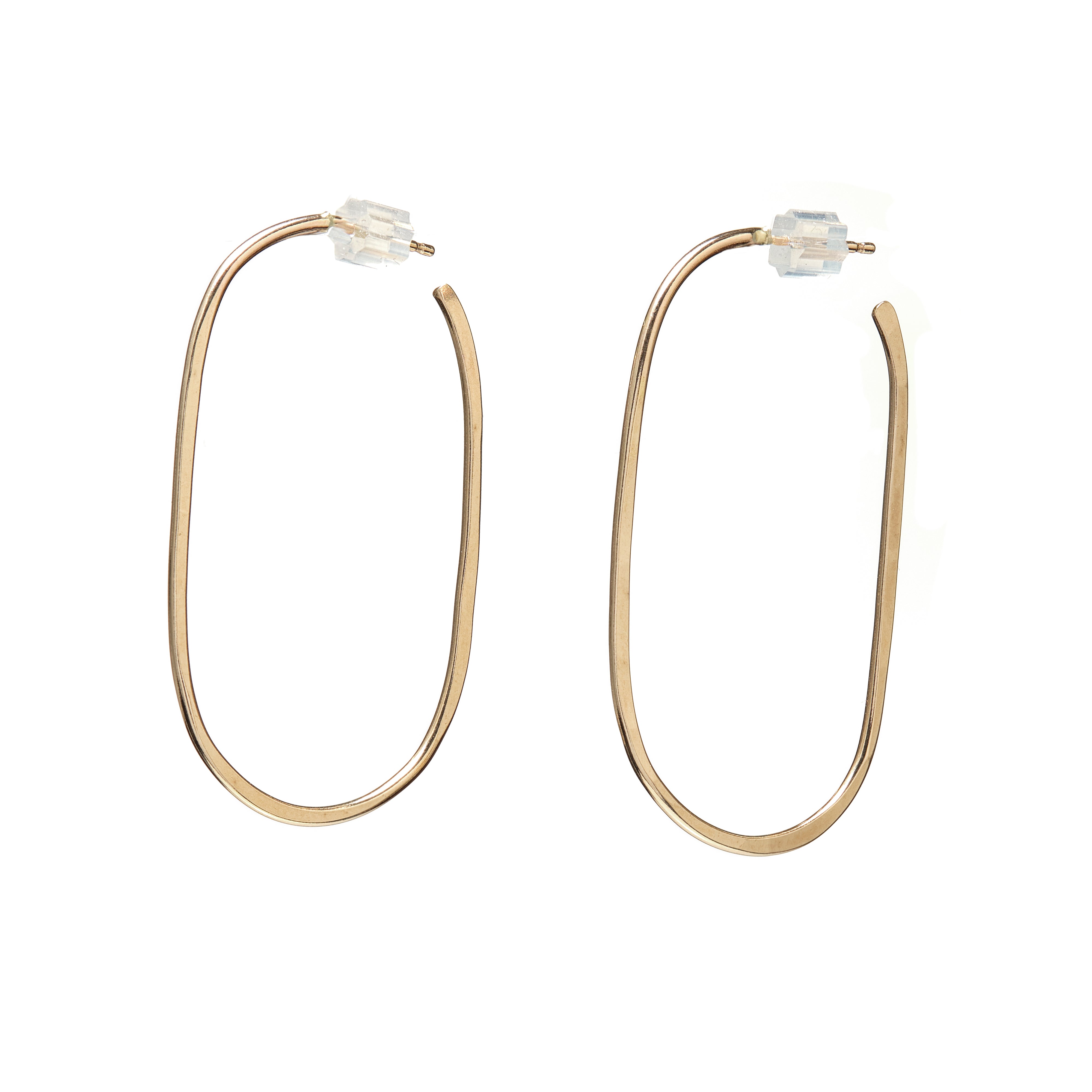 Oval Hoop Earrings