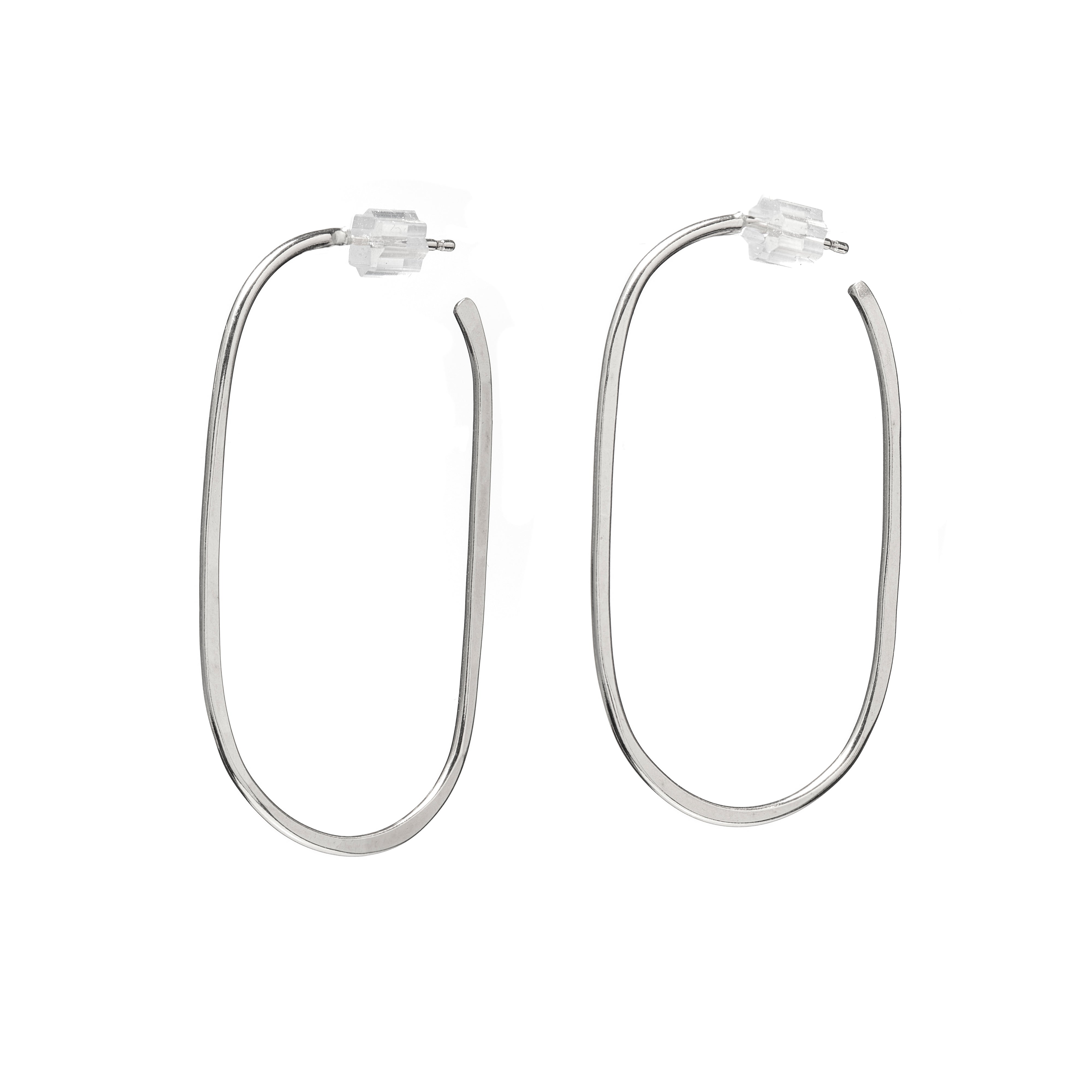 Oval Hoop Earrings