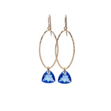 Trillion Cut Oval Drop