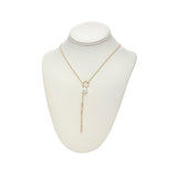 Stick Lariat with Crystal