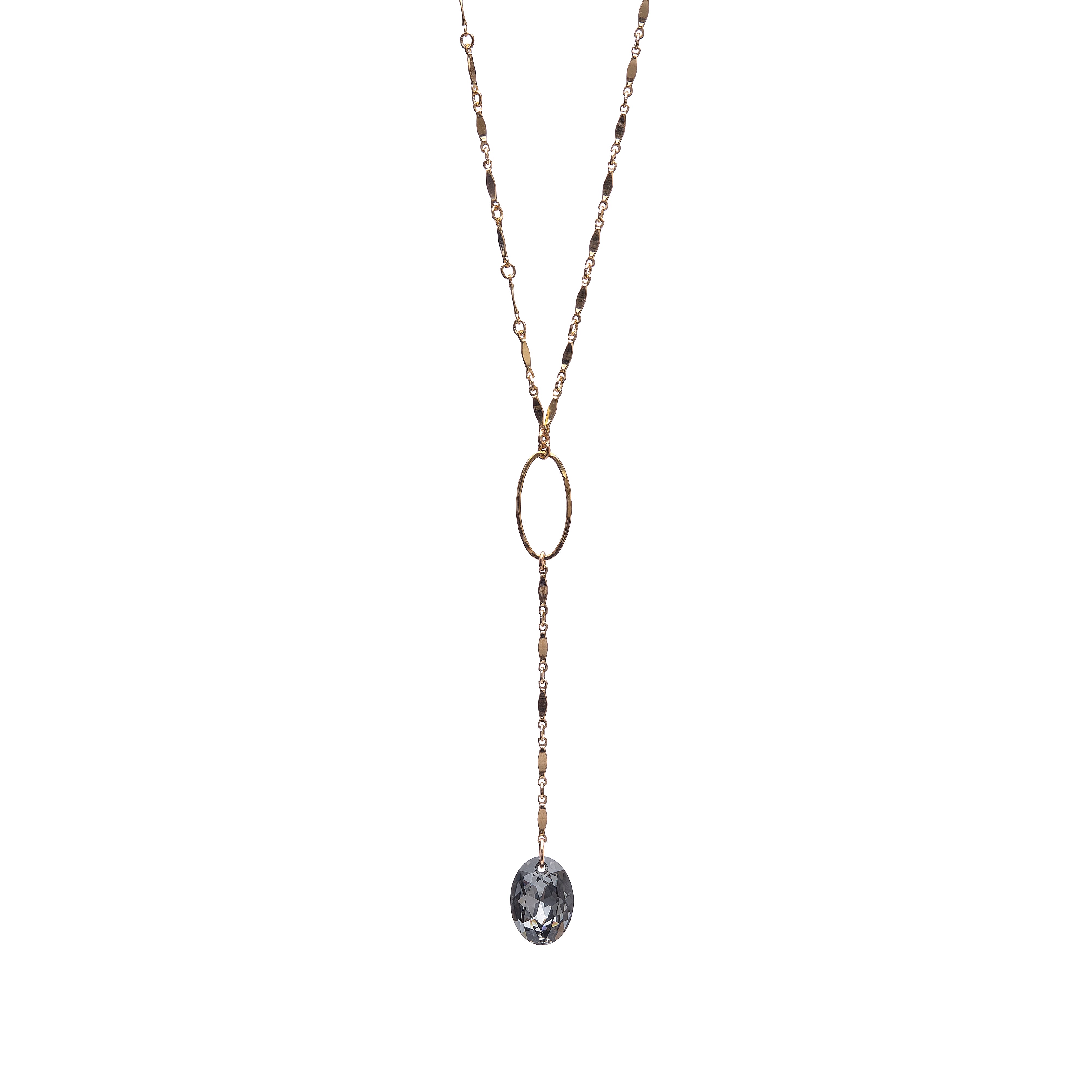 Elliptic Drop Necklace