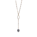 Elliptic Drop Necklace