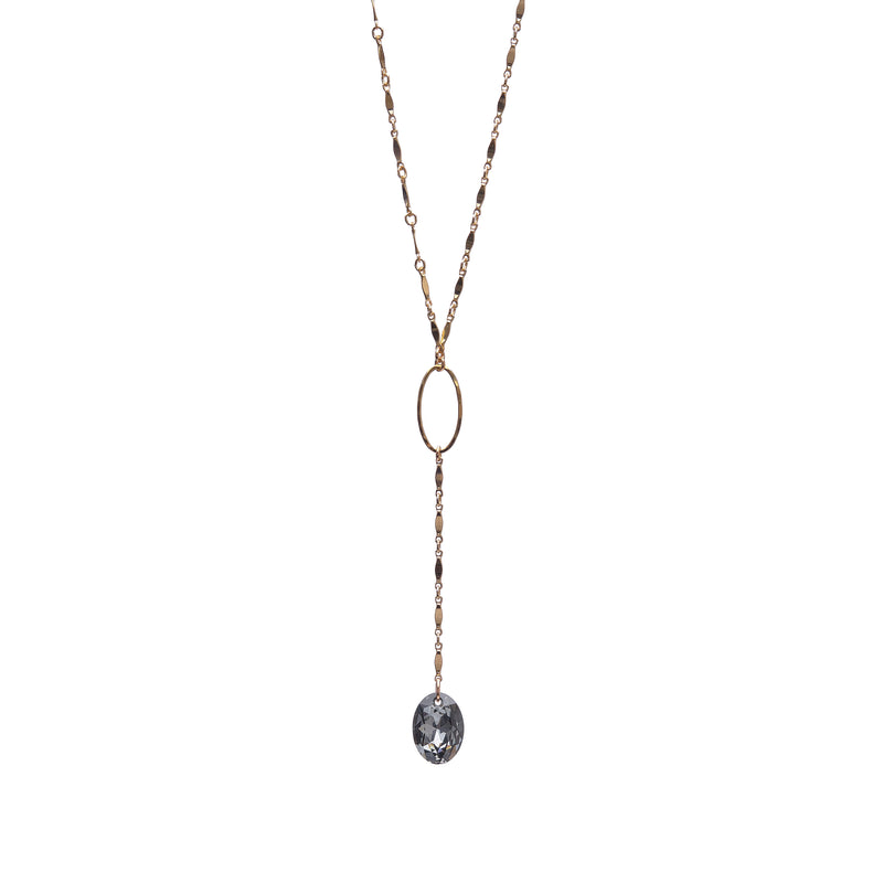 Elliptic Drop Necklace