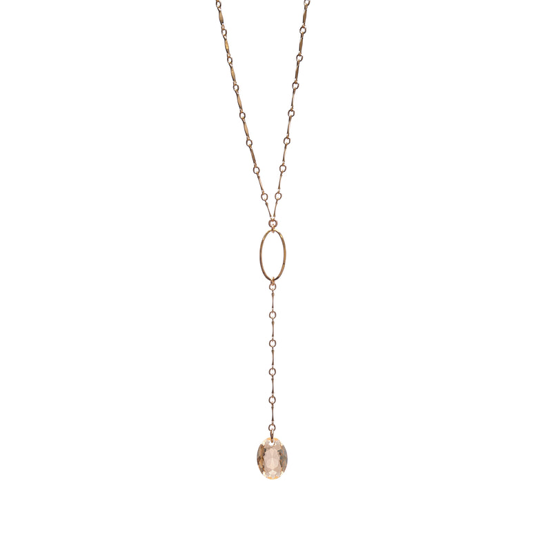 Elliptic Drop Necklace