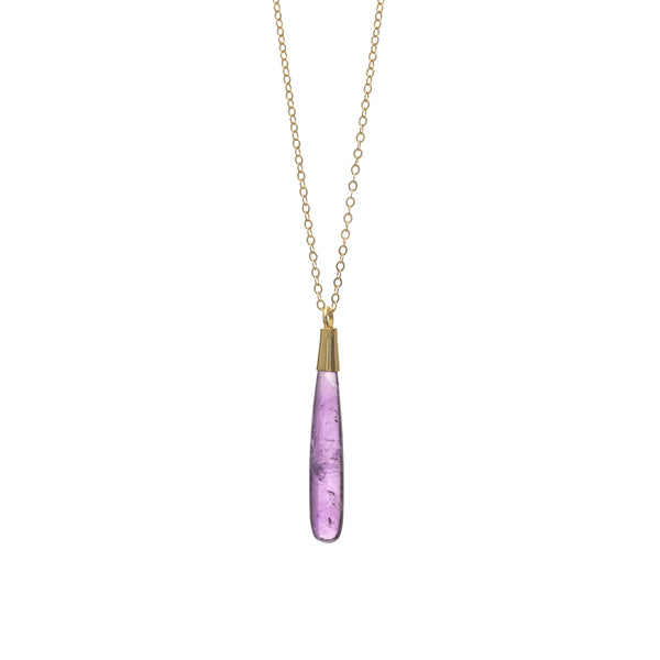 [ KIRSH ]★GEMSTONE BEAD DROP NECKLACE Polished Stone Drop Necklace – Kenda Kist