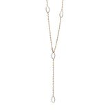 Long Opal Oval Necklace