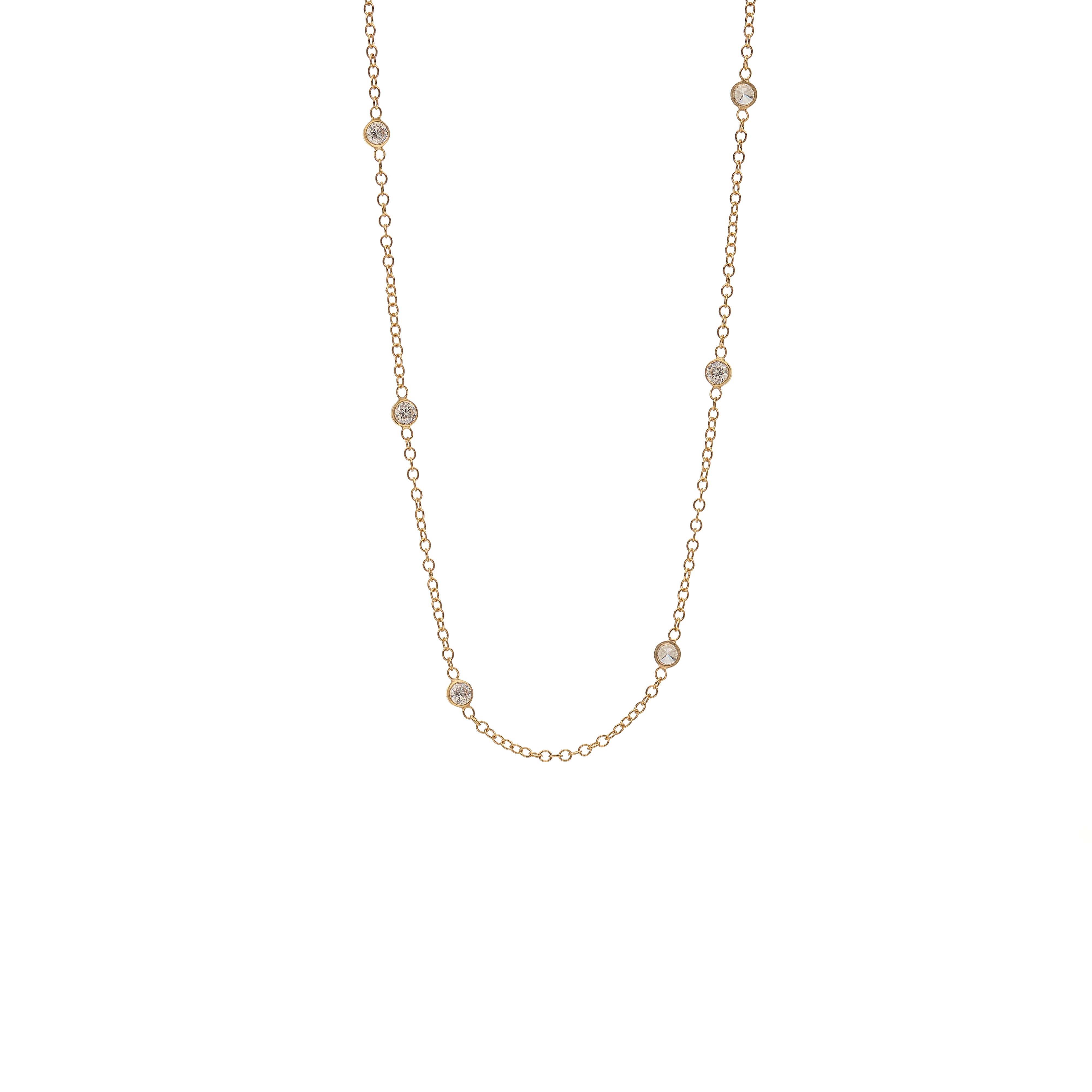 CZ Station Necklace